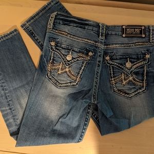Miss Me Denim Brand Boyfriend Capri Jeans